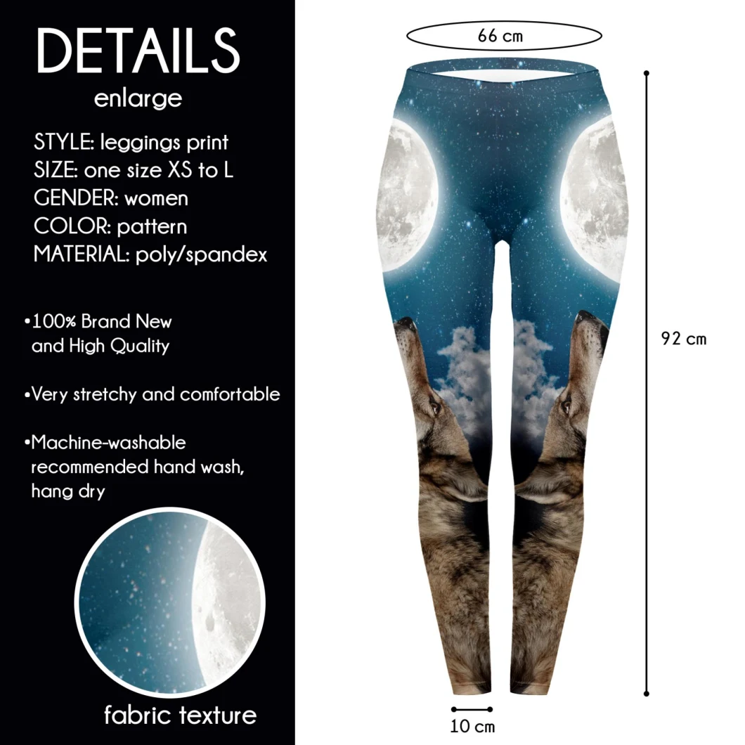 Custom Sports Wear Printed Yoga Leggings Wholesale Patterned Leggings for Women Fitness