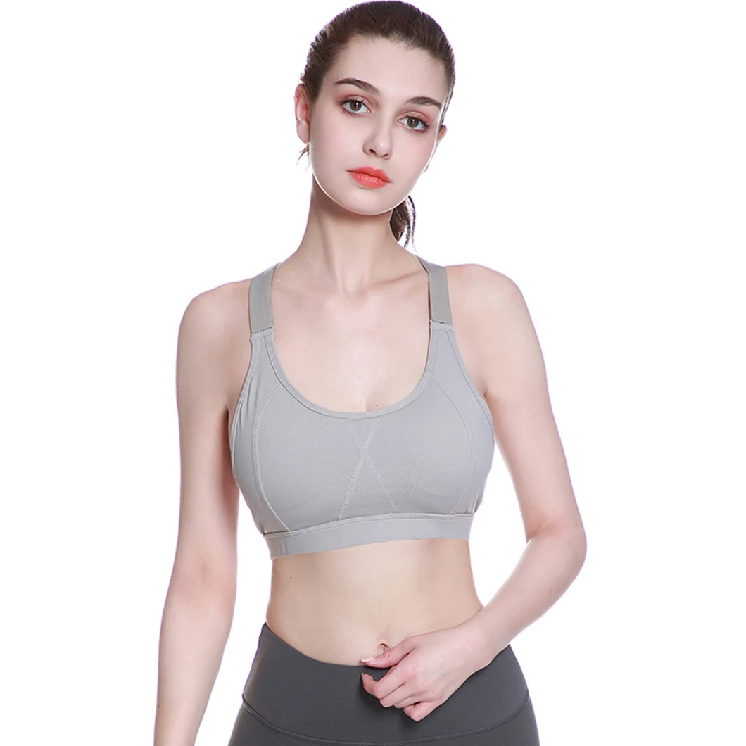 Fitness Women Cropped Top Padded Sport Top Gym Shirt Vest Gym Yoga Shirt Top