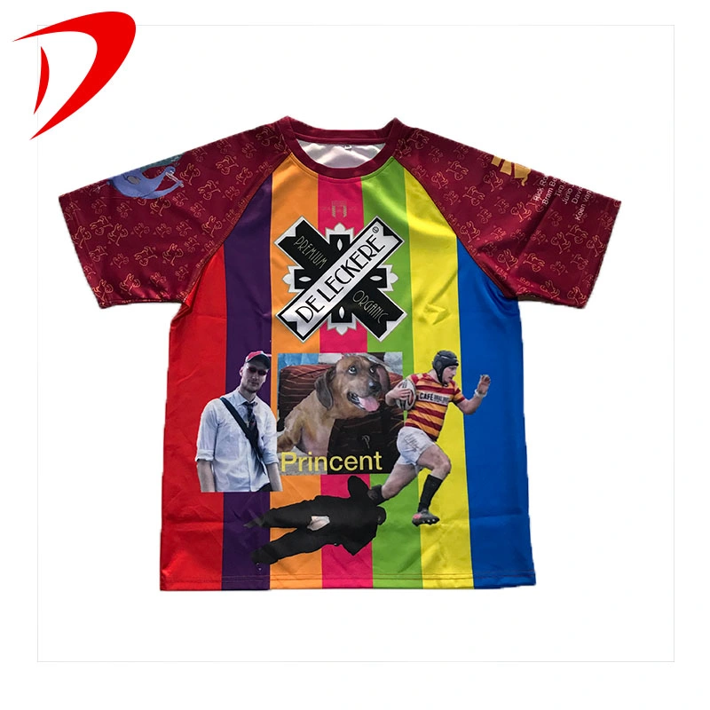 Wholesale Sublimated All Custom Rugby Uniform Design Customized Team Rugby League New Zealand Rugby Jersey Factory Dri Fit Sportswear Rugby Jerseys