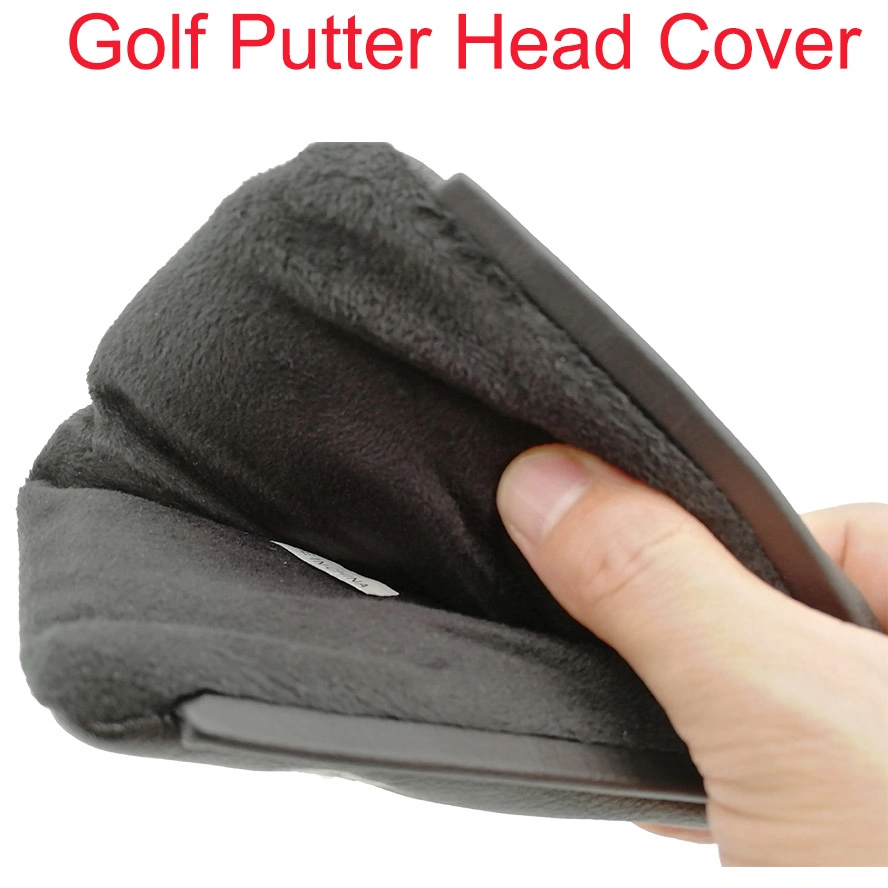 PU Material Magnets Solf Golf Putter Head Cover