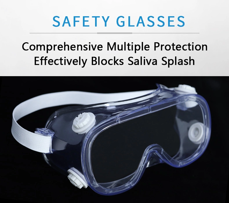 Safety Goggles Anti Saliva Anti Fog Transparent and Waterproof Protective Goggles