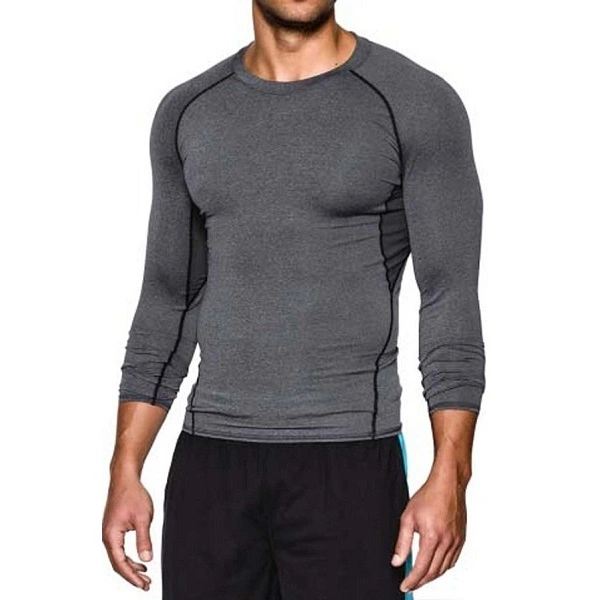 Men's Sports Wear Compression Tights Shirt Long Sleeve Tops Gym Fitness Clothing
