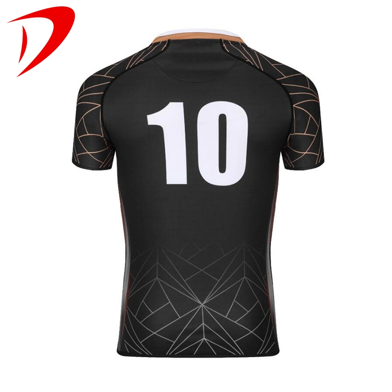 No MOQ OEM Custom Sublimation Printing Mens Rugby League Sports Jerseys Full Sublimated Rugby Jersey Uniform Shirts Set Team Sportswear Rugby Uniform