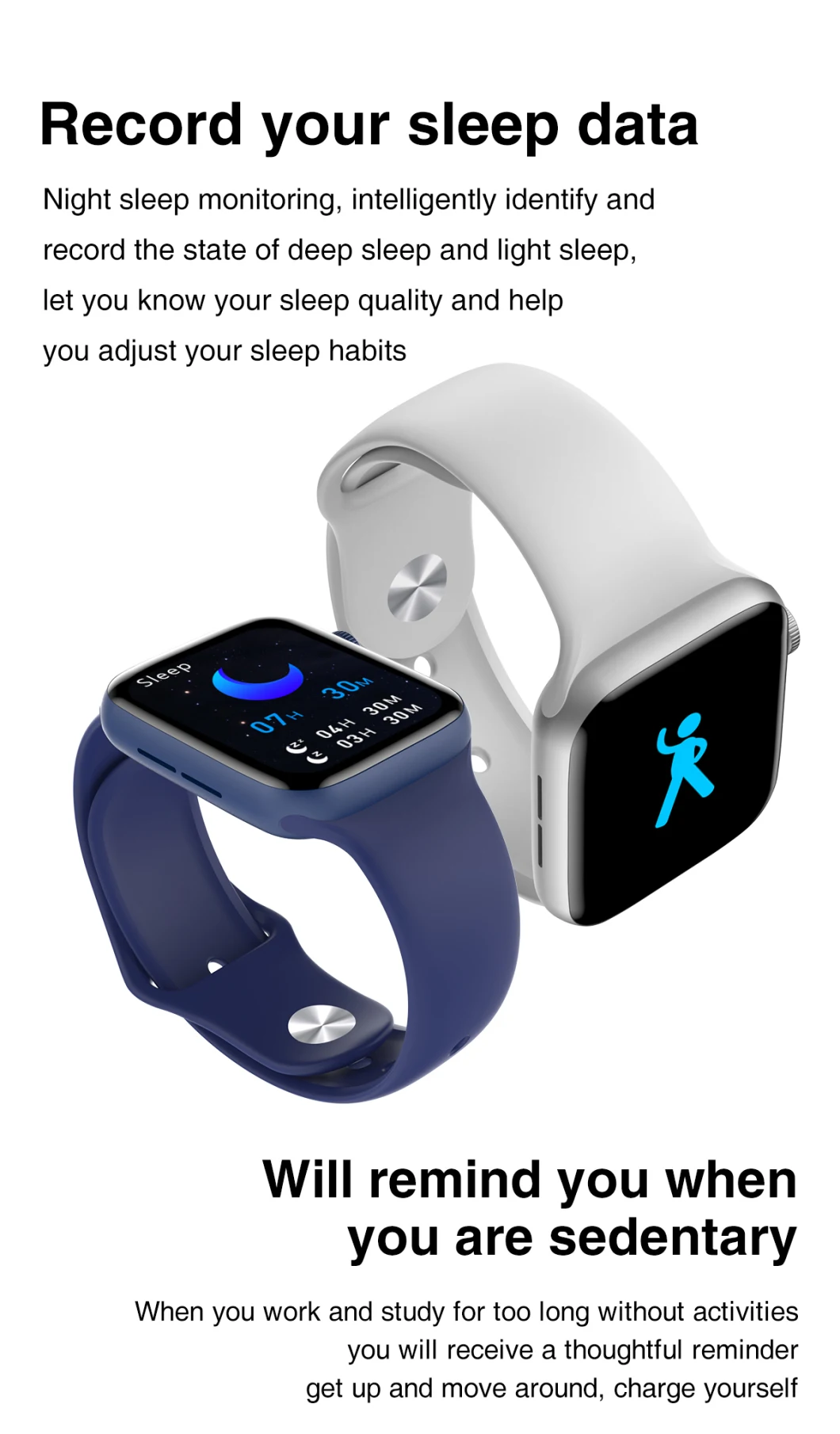 New Smart Watch Android Sport Bracelet Wrist Band Water Proof Swimming Running Wear Smart Phone Watch
