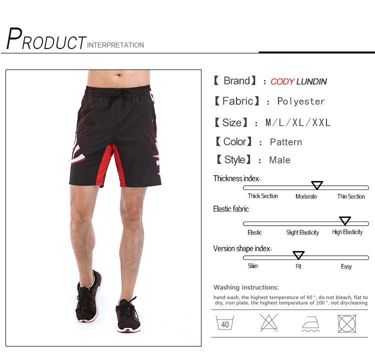 Cody Lundin New Product Running Shorts for Men Sportswear Casual Shorts Soft Comfortable Leisure Shorts