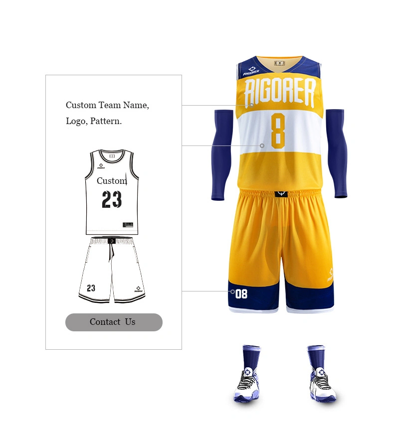 Men's Basketball Shirts and Shorts Breadthable High Quality Sports Clothing