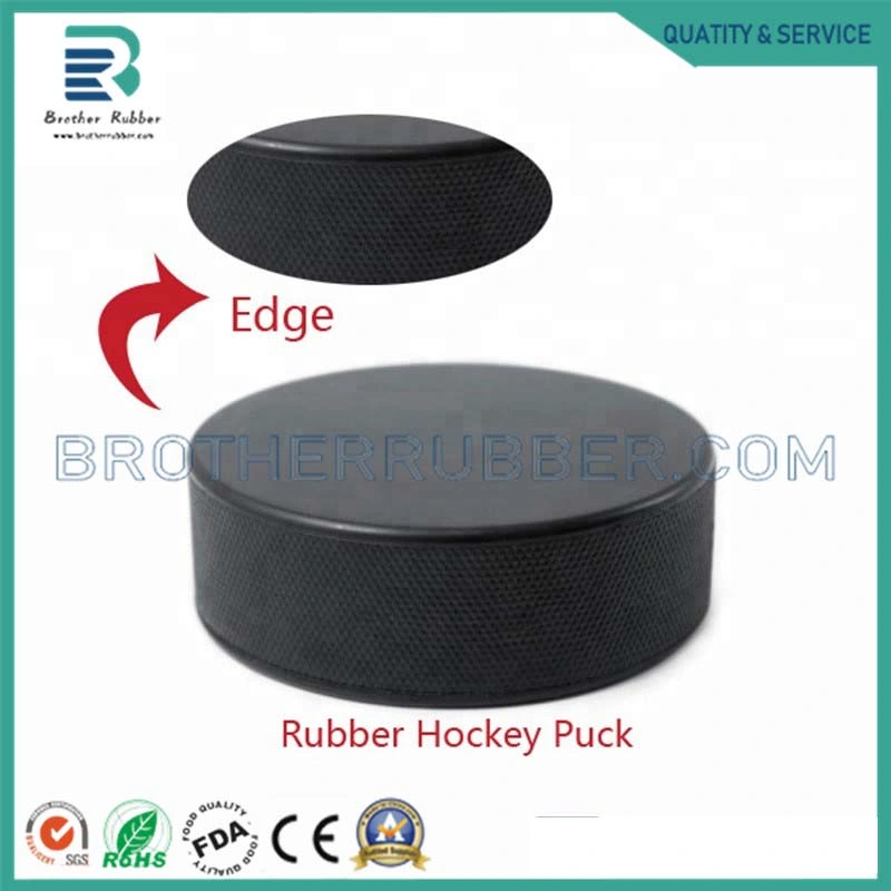 Professional Ice Hockey Puck Custom Logo Printing Rubber Ice Hockey Puck