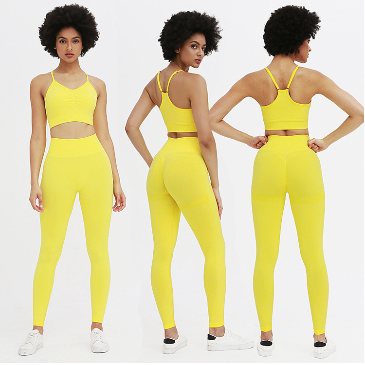 Yoga Outfits for Women 2 Piece Set Workout Gym Clothes
