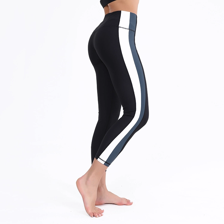 Custom Printed Legging Fashion Women Clothing Stripes Yoga Legging