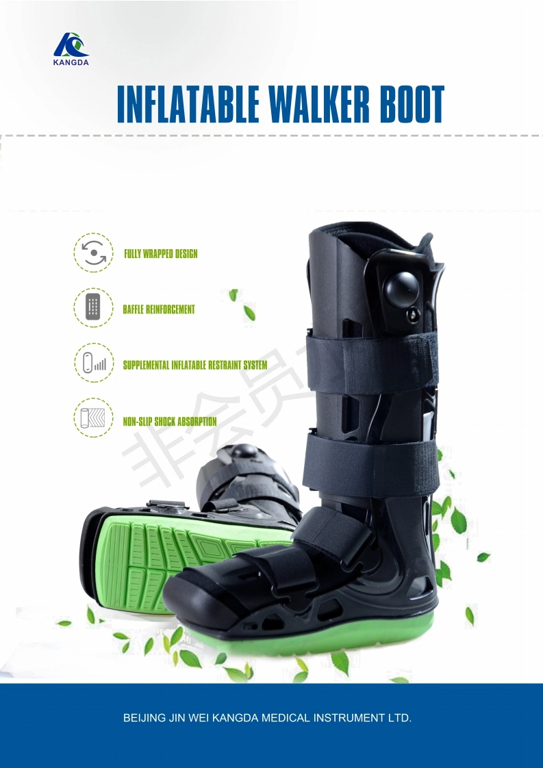 Hot Selling Inflatable Orthopedic Ankle Fracture Walking Brace Medical Ankle Walker Boot