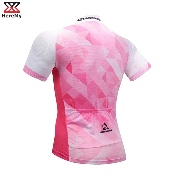 High Quality Custom Sublimated Coolmax Short Sleeve Cycling Jersey/Bicycle Clothing/Cycling Wear
