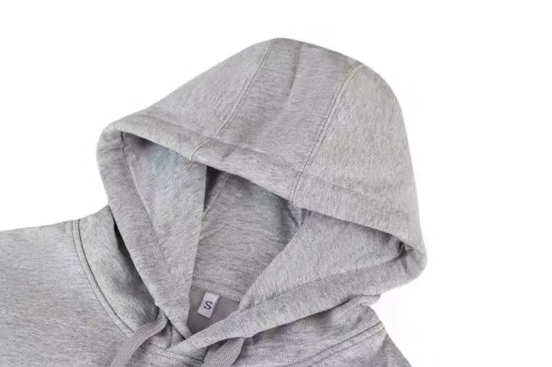 420b Men Cotton Fleece Thicker Soft Sweater Hoodie