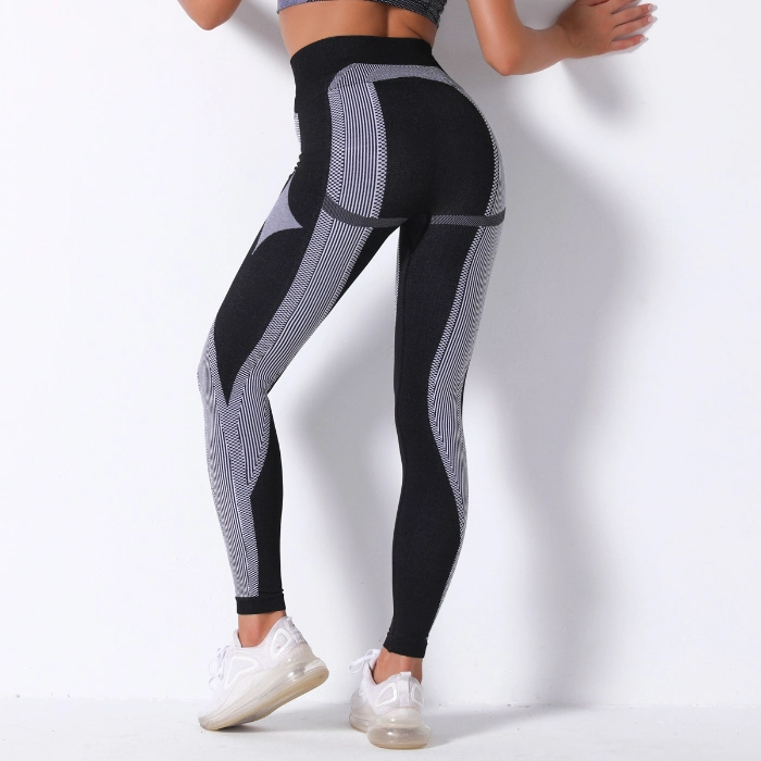 Women Gym Yoga Seamless Pants Sports Clothes Stretchy High Waist Athletic Exercise Fitness Pants Activewear Leggings