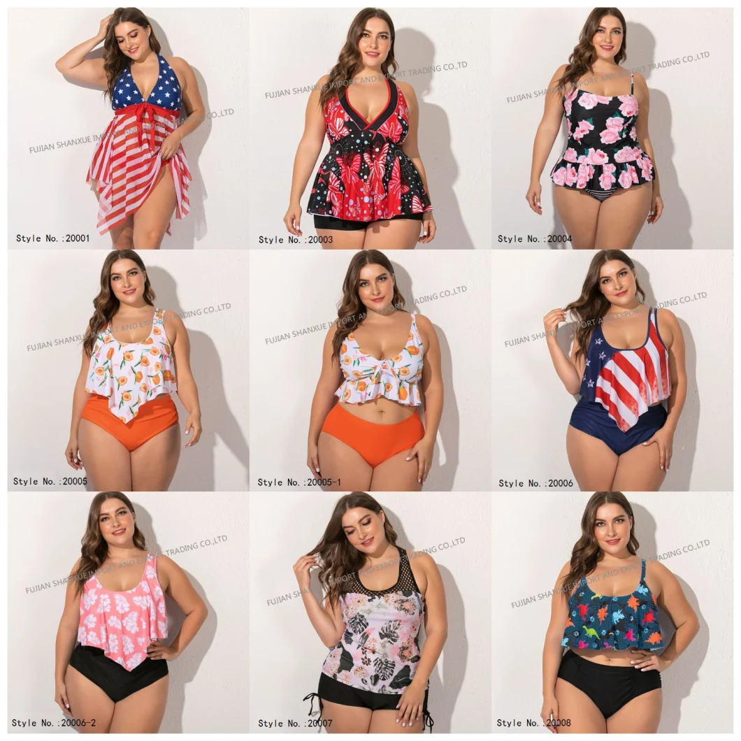 Lady Fashion Floral Print Swimwear Bench Sports Wear Clothing Clothes
