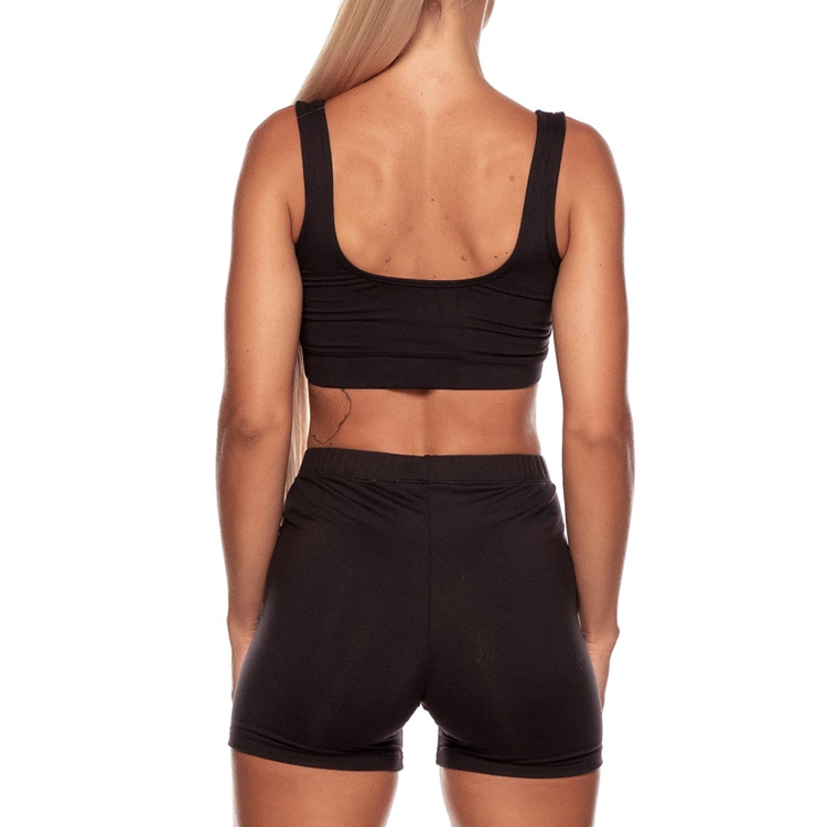 Australia Activewear Sets Nylon Spandex Compression Sports Bra and Yoga Shorts