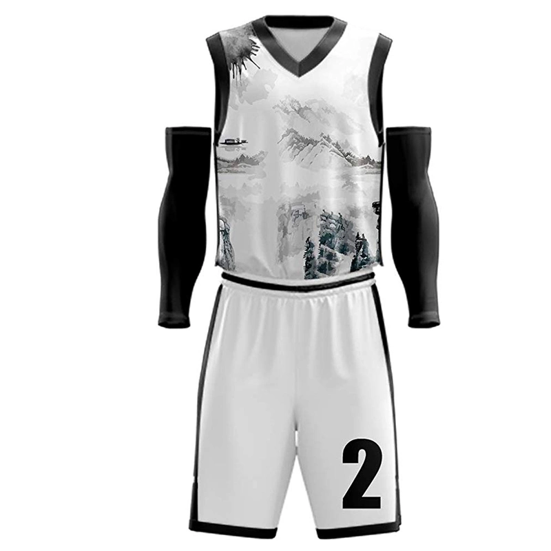 Quick Dry Material Basketball Uniform Sports Clothing with Team Logo