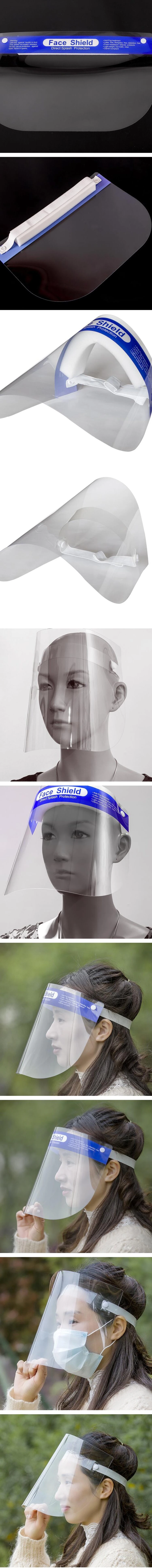 High Quality Reusable Protective Full Face Shield Anti Fog Safety Visor Eye Face Cover Protective Shields