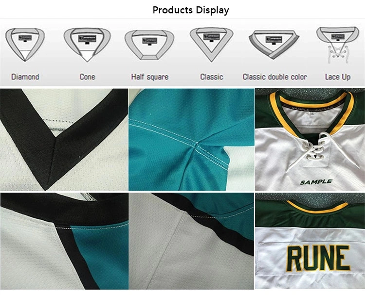 Goldleaf Custom Sublimated Ice Hockey Uniform Team with Player Design Logo Ice Hockey T Shirt, Ice Hockey Uniforms