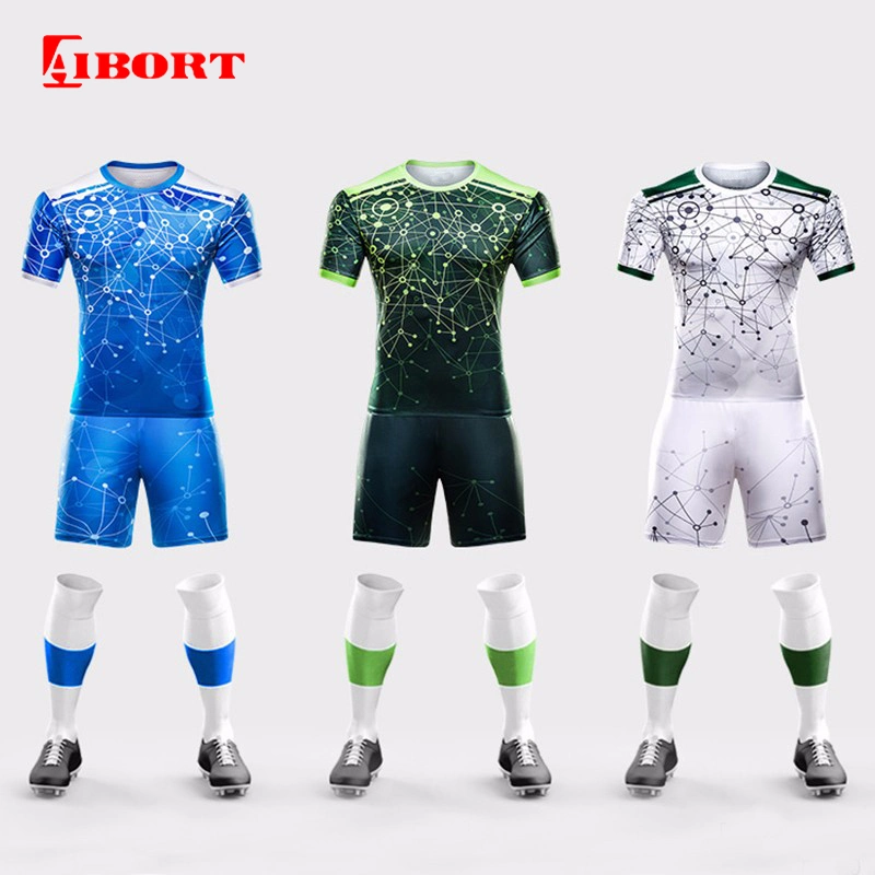 Aibort Custom Printing Soccer Wears Uniforms Sportswear Set Team Training Football Wear (GJH-2020112403-1)