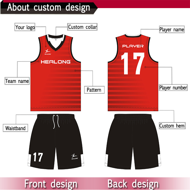 Wholesale New Blank Team Basketball Jerseys for Printing Design Your Own Basketball Jersey Uniform