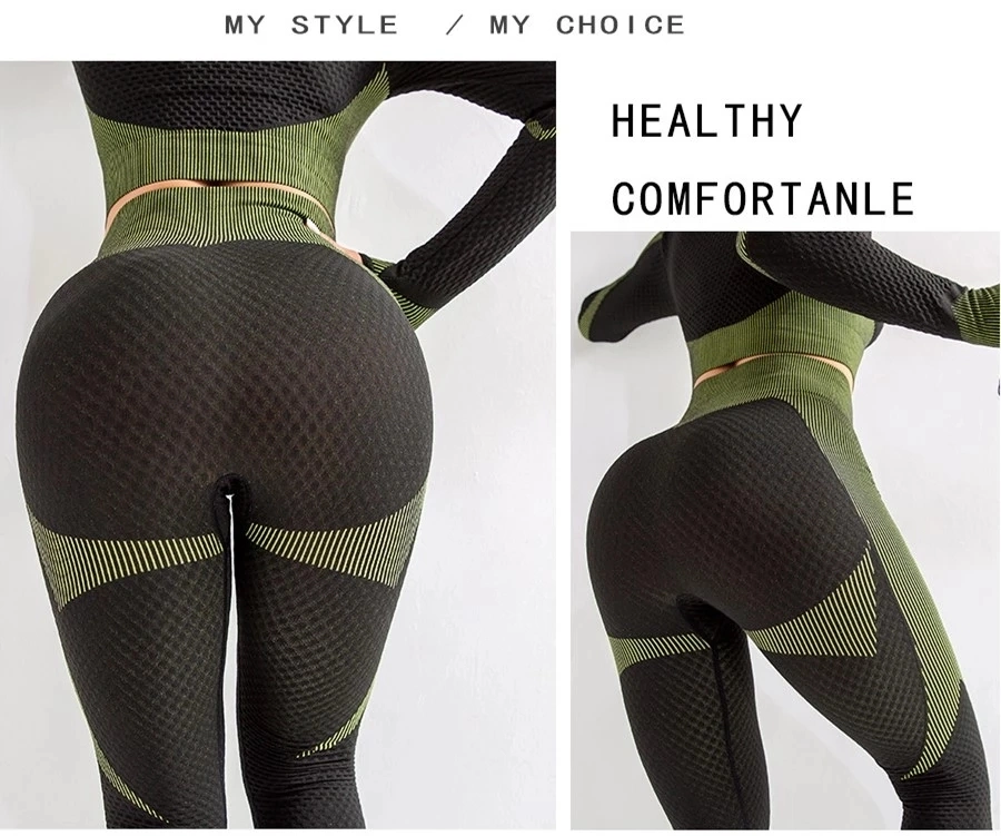 Women Yoga Sets Sport Clothing Yoga Suit Wear Workout Set Two Piece Fitness