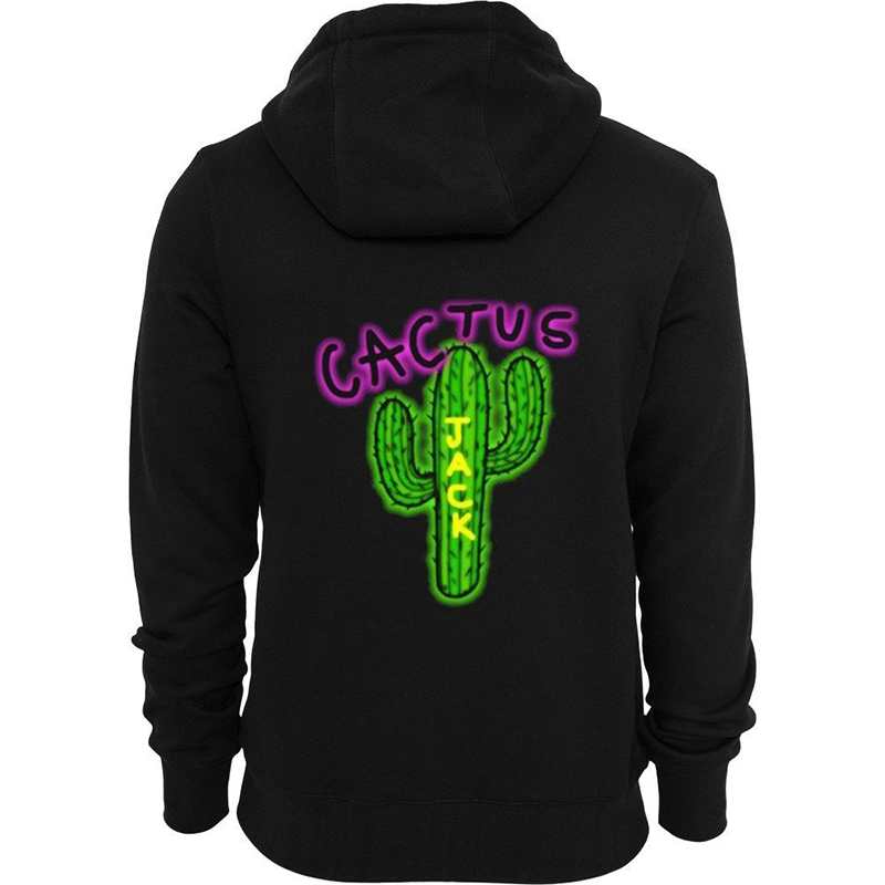 Mens Clothing High Quality Print Plain Oversized 100% Cotton Fabric Running Wear Cactus Jack Hoodie