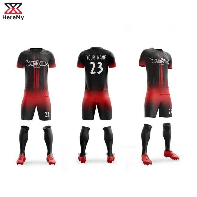 2020 Hot Sublimated Football Jerseys Custom Soccer Uniform Sets Football Club Shirt