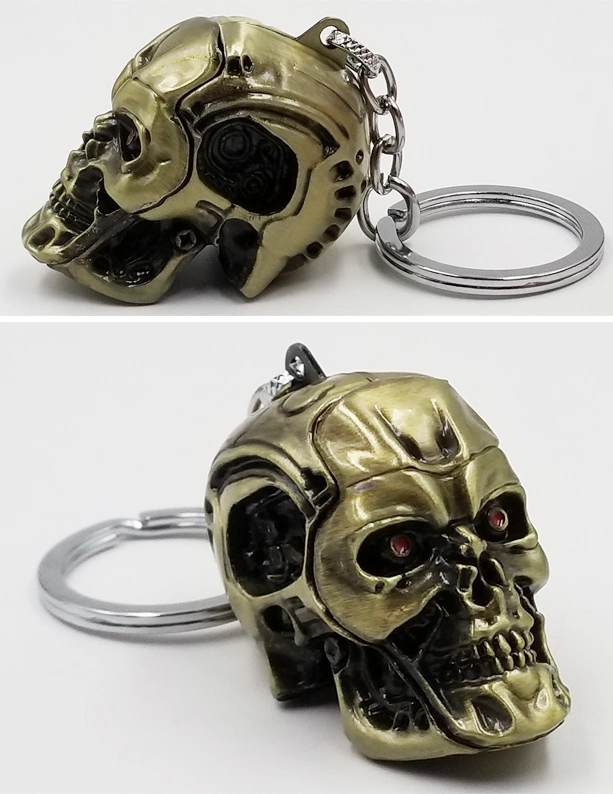 Custom Metal American Football Helmet Craft Decorate Charm Keychains