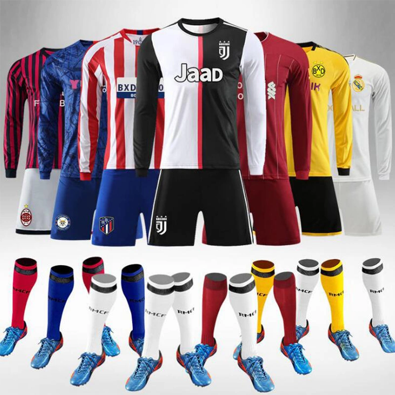 Custom Football Jersey Football Shirt Uniform 2021 Season Soccer Jersey Set