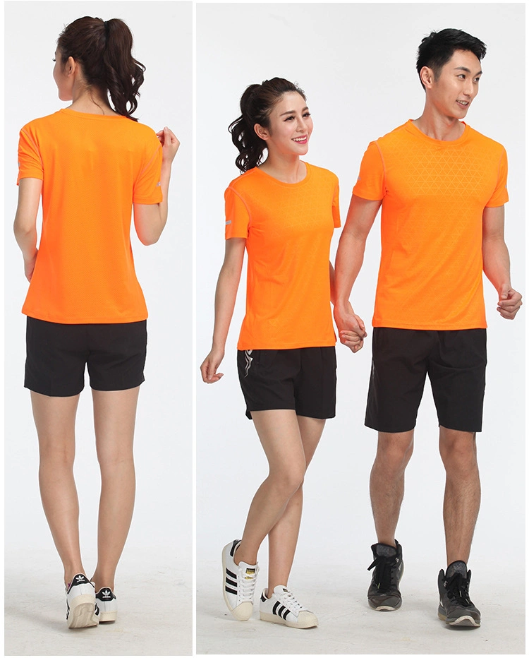 Wholesale Run Quick Dri Dry Fit Sports Wear T Shirts Custom Gym T Shirt