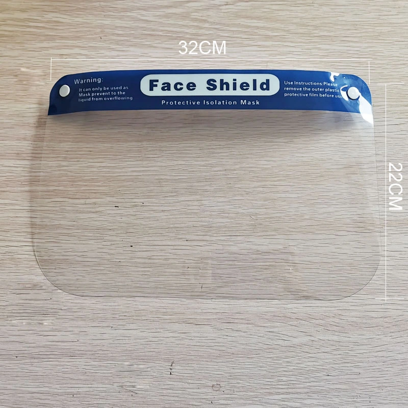 High Quality Reusable Acrylic Transparent Dustproof and Windproof Visor Face Proteciton Shield