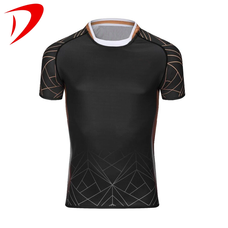 No MOQ OEM Custom Sublimation Printing Mens Rugby League Sports Jerseys Full Sublimated Rugby Jersey Uniform Shirts Set Team Sportswear Rugby Uniform