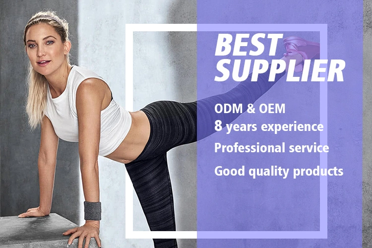 Custom Ladies Two-Color Exercise Gym Wear Fitness Women Sportswear Leggings Workout Yoga Pants