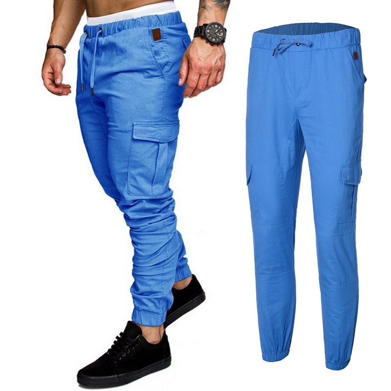 Custom High Streetwear Style Unisex Sports Pants Oversize 100% Cotton Mens Slacks