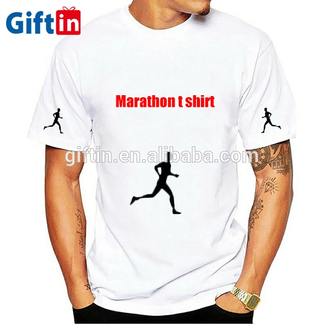 Custom Quick Dry Sublimated Dry Fit Blank Polyester Breathable Marathon Running T-Shirts