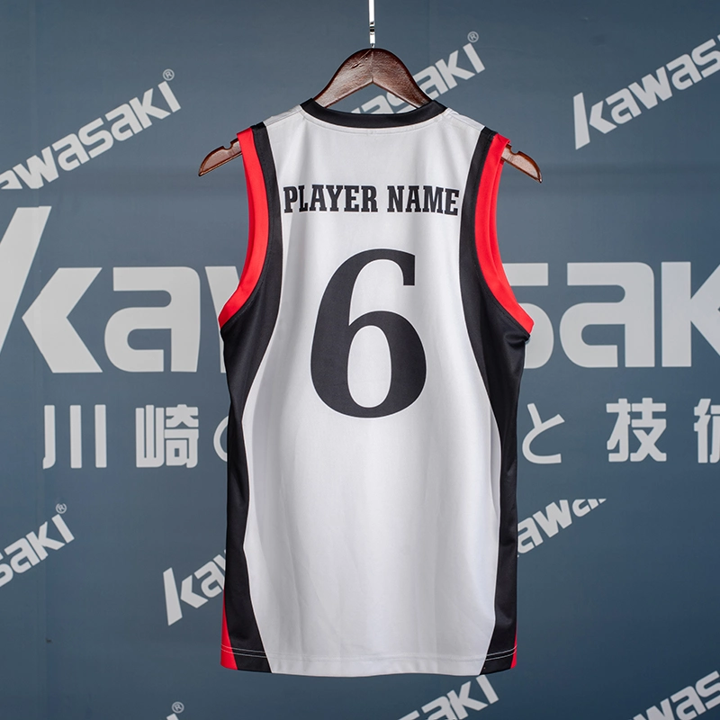 High Quality Sublimation Custom Basketball Team Jersey Tackle Twill Mesh Fabric Basketball Jersey