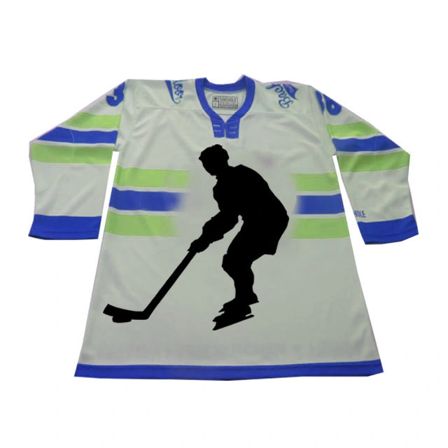 Free Artwork Embroidery Hockey Jersey Reversible Ice Hockey Jersey Custom Cut and Sew Hockey Jerseys