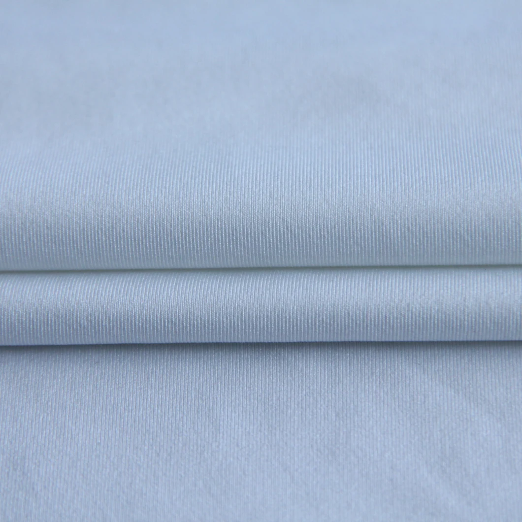 Recycled Polyester/Spandex Single Jersey Fabric with High Stretch Weft Knitted Plain Dyed 200GSM for Swimwear/Sportswear/Leggings/Yoga Wear/T-Shirt/Fitness