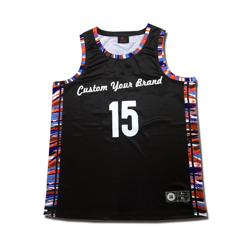 Custom Sublimation Basketball Uniform Embroidery Patch Sports Jersey Wholesale Team Basketball Jersey Wear