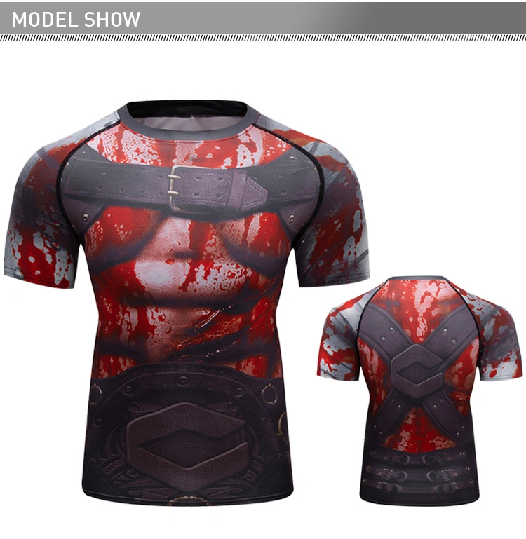 Cody Lundin Camouflage Printed Gym Shirt Sport T Shirt Men Quick Dry Fit Running T-Shirt Men Fitness Tshirt Elast