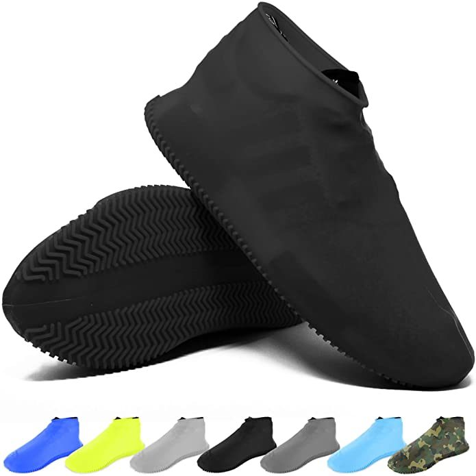 Reusable Silicone Waterproof Shoe Covers No-Slip Silicone Rubber Shoe Covers