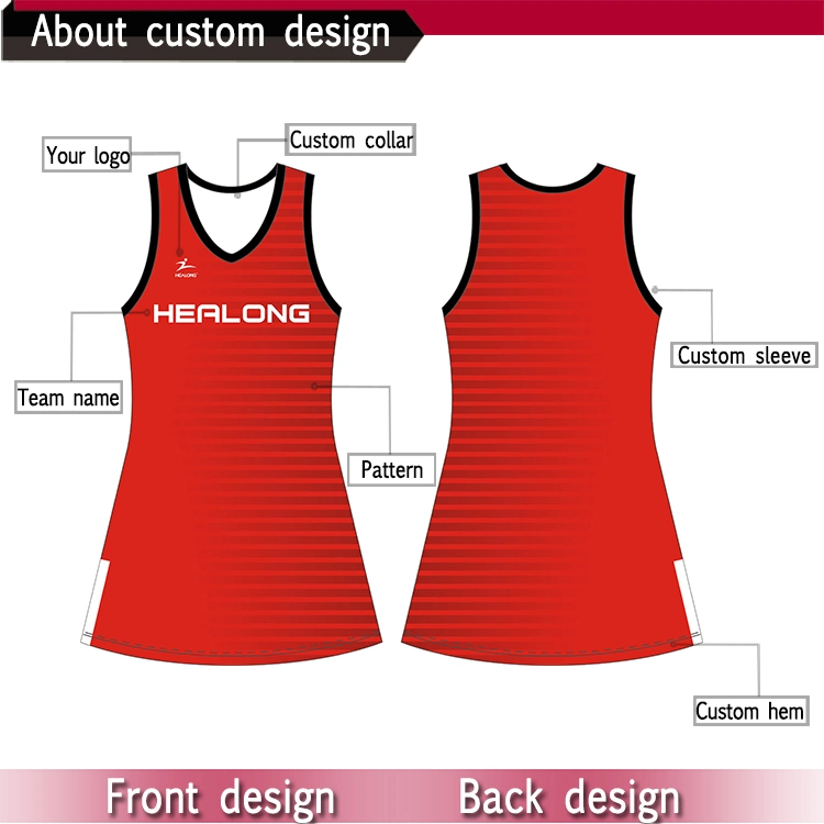 Healong Custom Sublimated Table Tennis Wear Tennis Dress for Girls