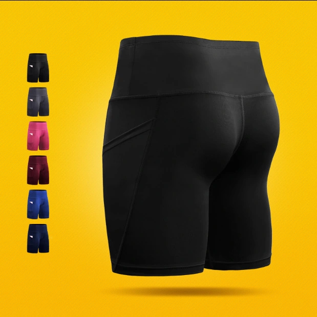 High Elastic Sportswear Wholesale Fashion Women's Clothing Ladies' Compression Shorts