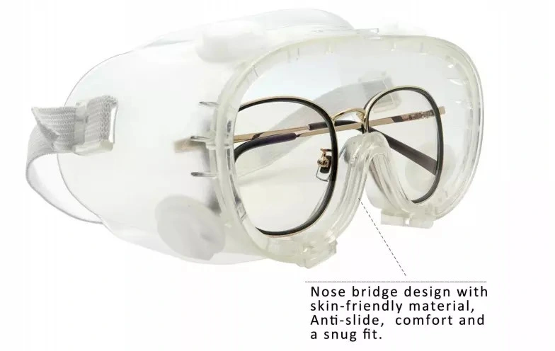 Wholesale Safety Goggles Anti-Fog Anti-Virus High Impact Clear Protective Goggles