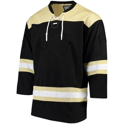 Custom Men's Black Color Team Wear Ice Hockey Jersey