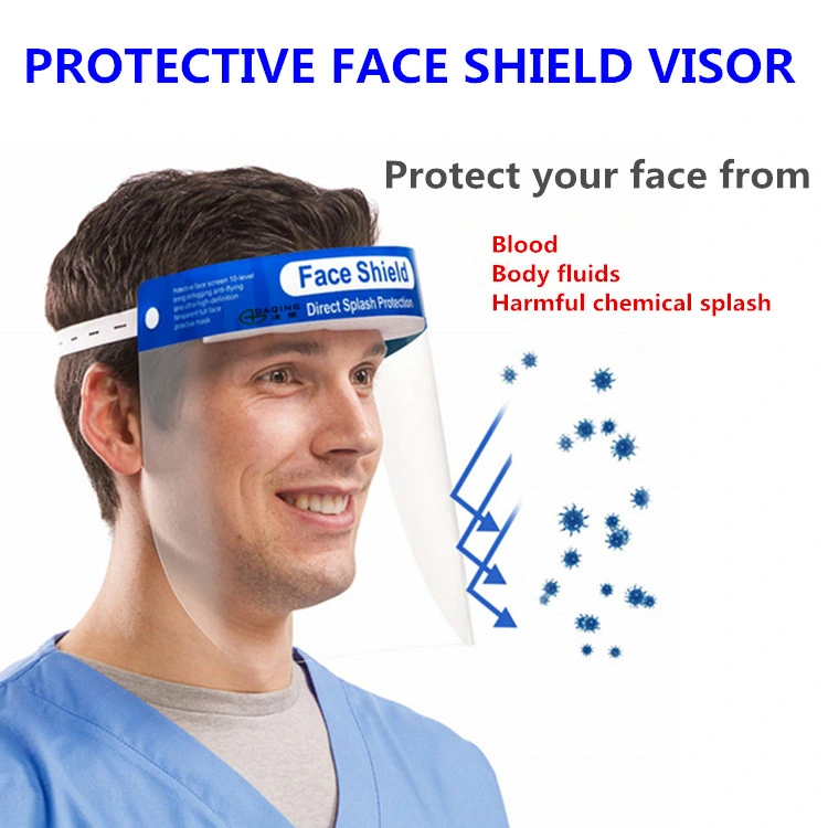 Reusable Protective Full Face Shield Anti Fog Safety Visor Eye Face Cover Protective Shields