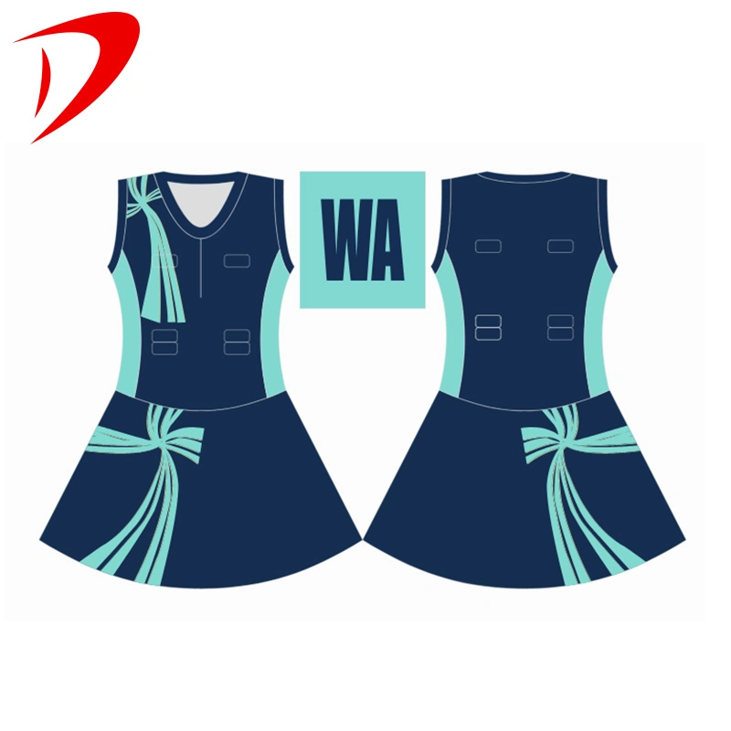 Over Sized Customized Sublimated Jersey Uniform Shirts Clothes Team Sets Netball Wear