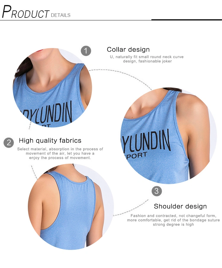 Cody Lundin 2021 Factory Hot Sale Women's Printing Fitness Wear Bodybuilding Gym Tank Tops Cycling Workout Sports Yoga Crop Top