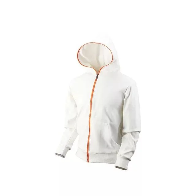 Solid Color Casual Wear Hoodie Men Outdoor Cotton Full Face Zip up Hoodie with Custom Logo
