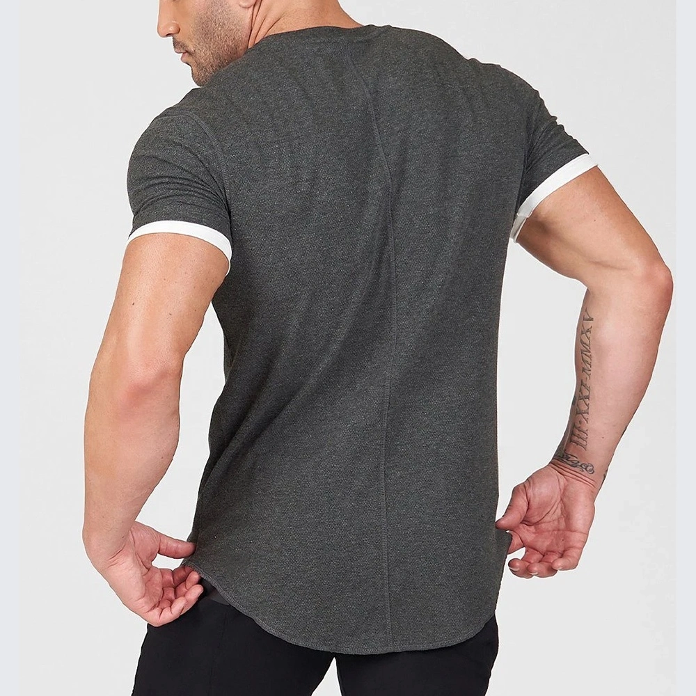 OEM Custom New Short-Sleeved Sports T-Shirt for Bodybuilding Men